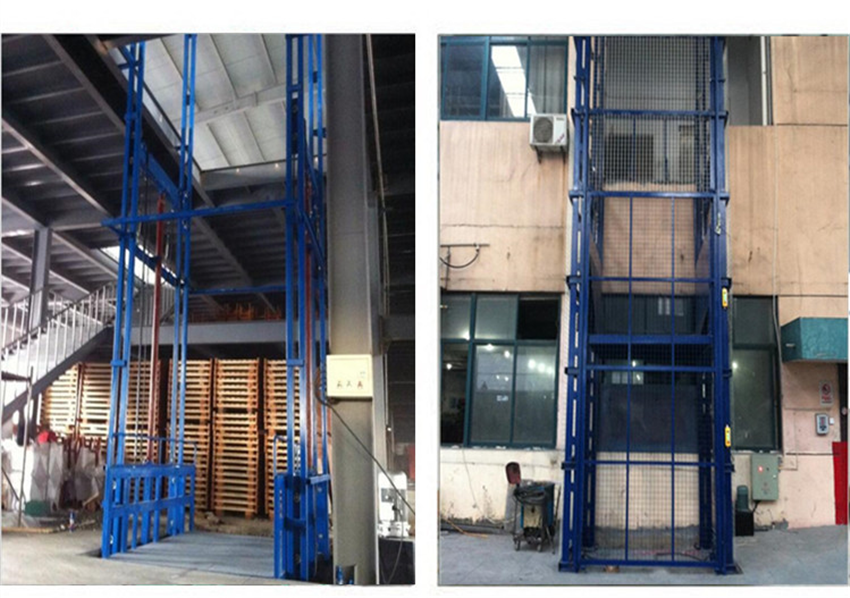 货梯厂房简易货梯升降机电动液压货梯仓库升降平台家用电梯升降机 单轨