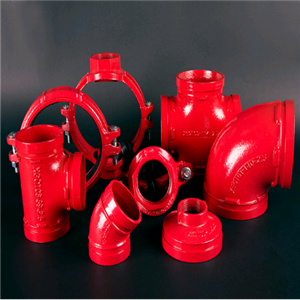 沟槽连接件 沟槽管件 沟槽三通 消防管件